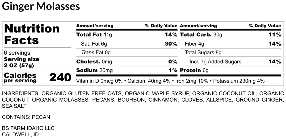 Ginger Molasses