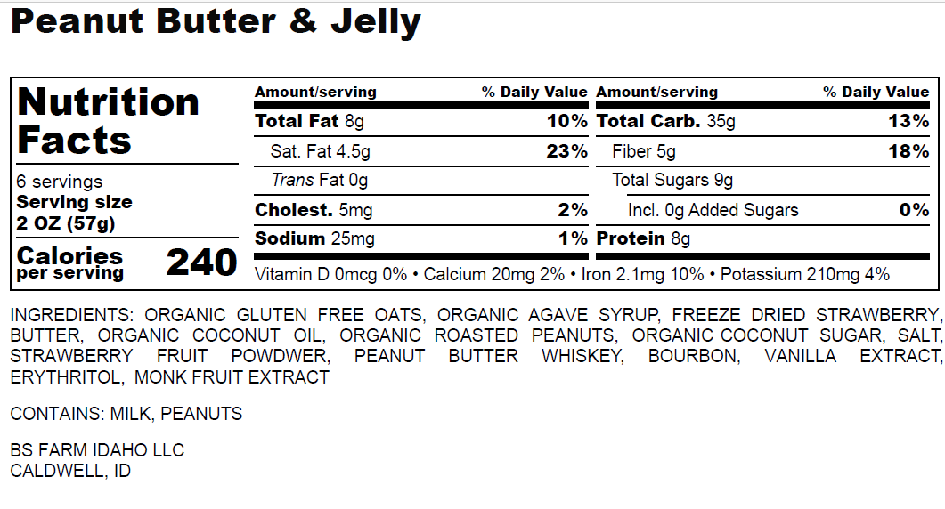 Peanut Butter & Jelly