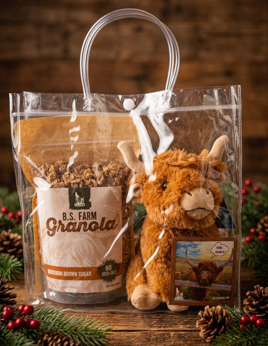 12oz Holiday Gift bag with Plushie